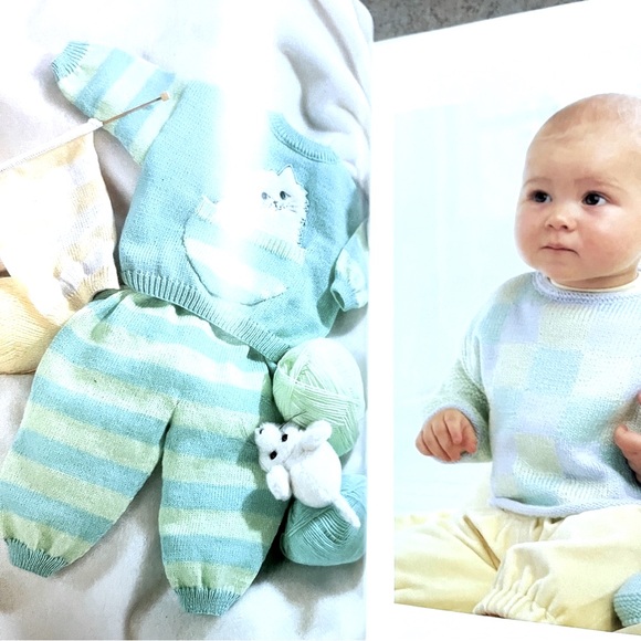 PHILDAR creations No 235 adorable designs for infants/toddlers. NWT - Picture 3 of 5